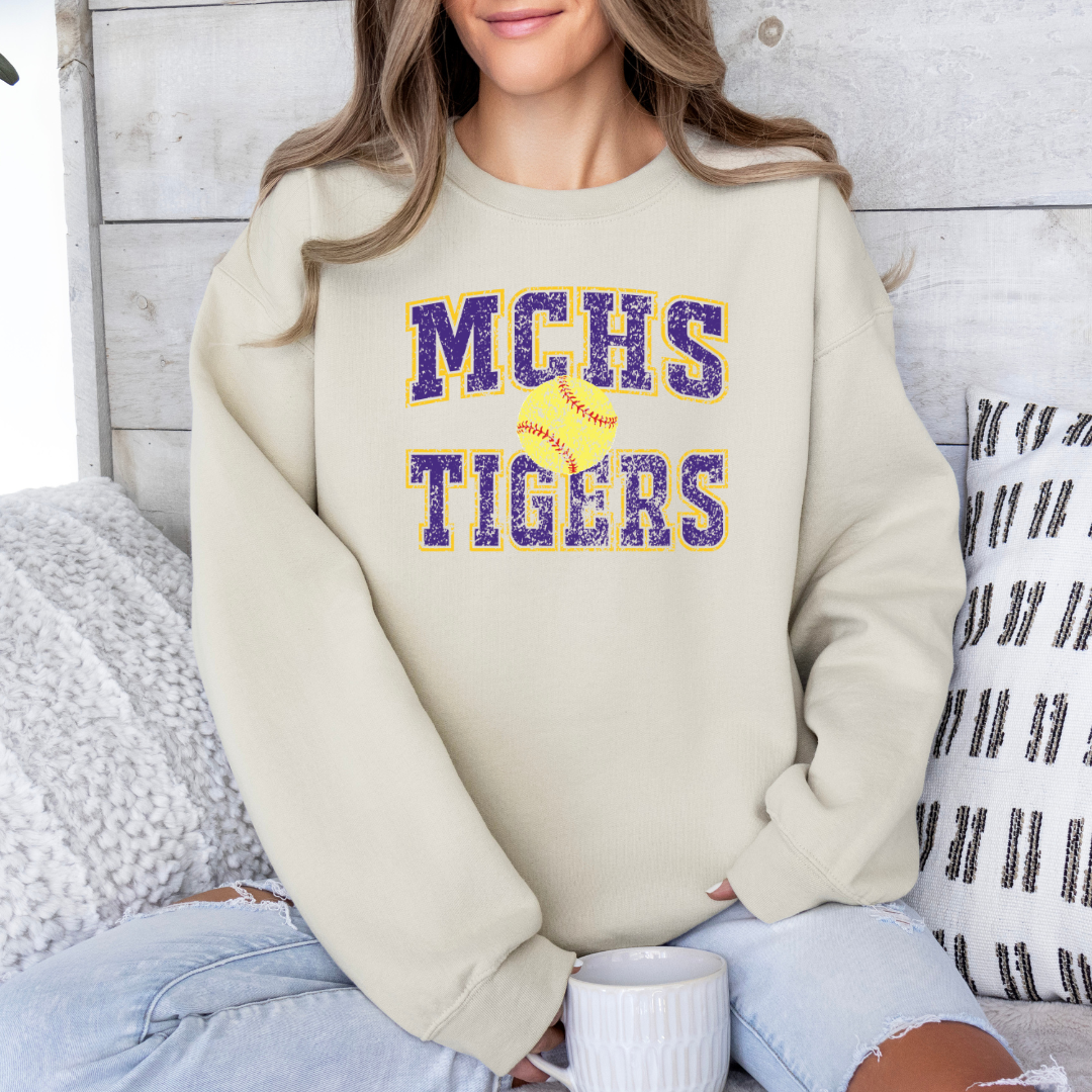 Madison County Old School SOFTBALL (DTF - Direct to Film Tshirt or Sweatshirt)
