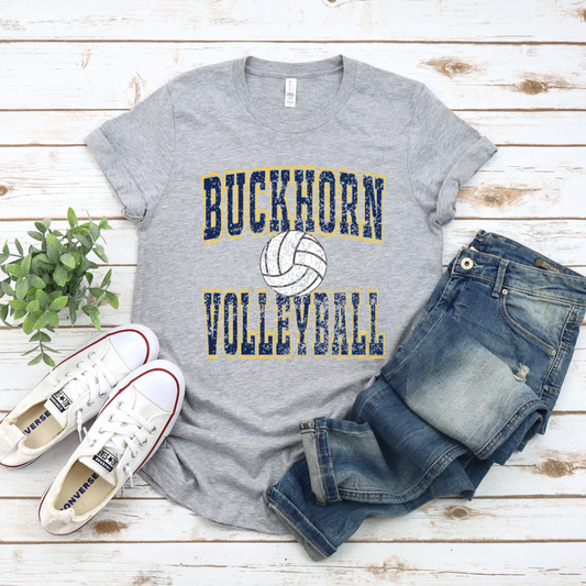 Buckhorn Old School VOLLEYBALL (DTF - Direct to Film Tshirt or Sweatshirt)