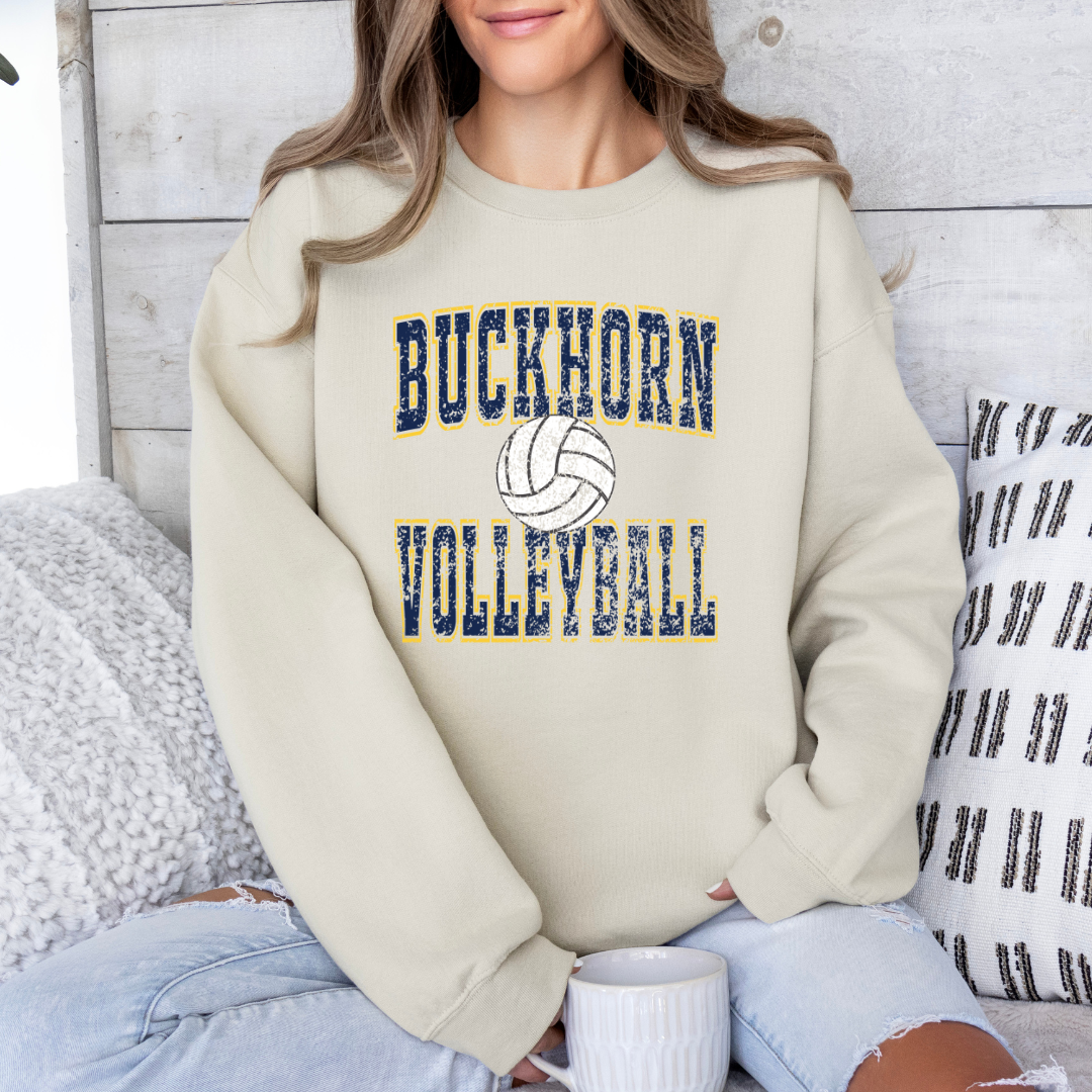Buckhorn Old School VOLLEYBALL (DTF - Direct to Film Tshirt or Sweatshirt)