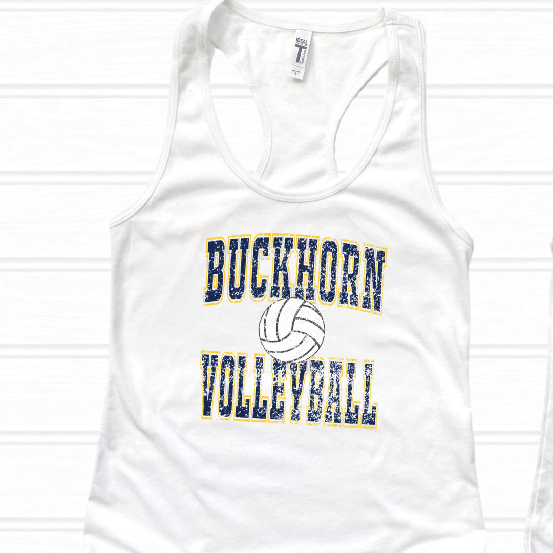 Buckhorn Old School VOLLEYBALL (DTF - Direct to Film Tshirt or Sweatshirt)