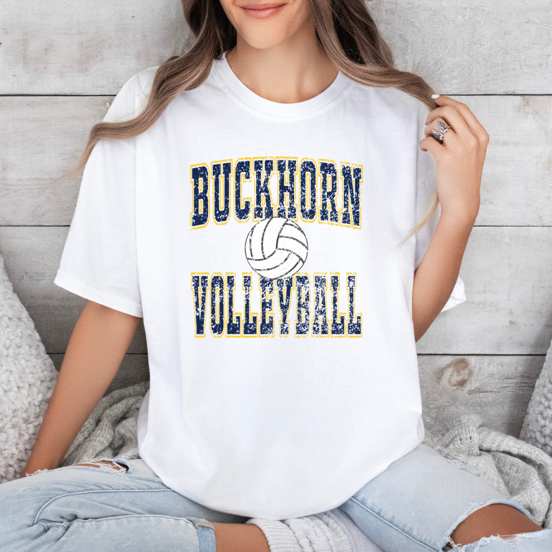 Buckhorn Old School VOLLEYBALL (DTF - Direct to Film Tshirt or Sweatshirt)