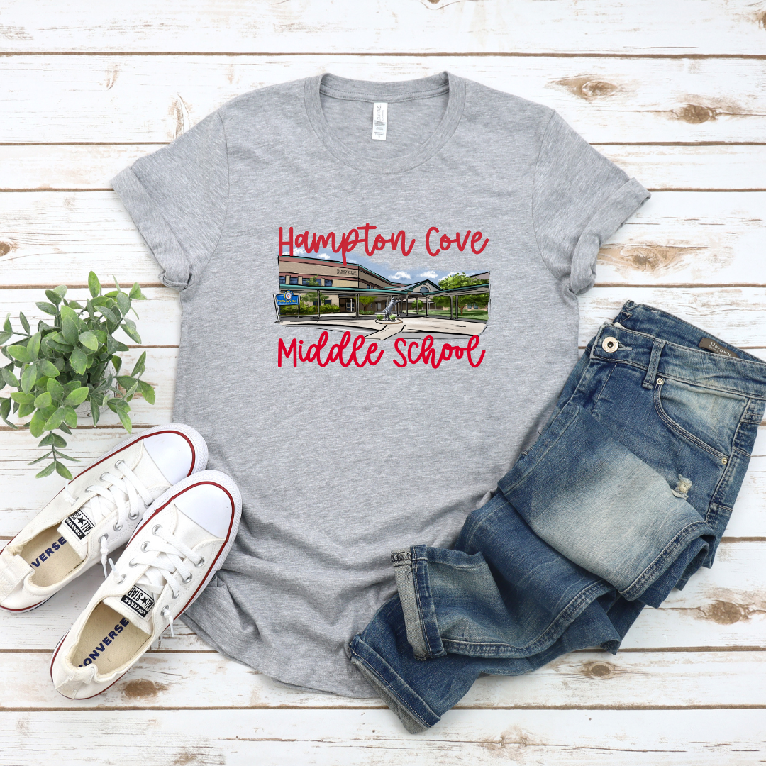 Hampton Cove School Design  (DTF - Direct to Film Tshirt or Sweatshirt) (Copy)