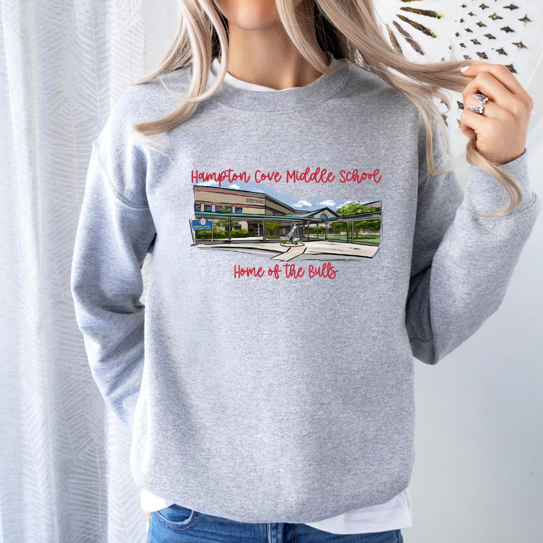 Hampton Cove School Design  (DTF - Direct to Film Tshirt or Sweatshirt) (Copy)