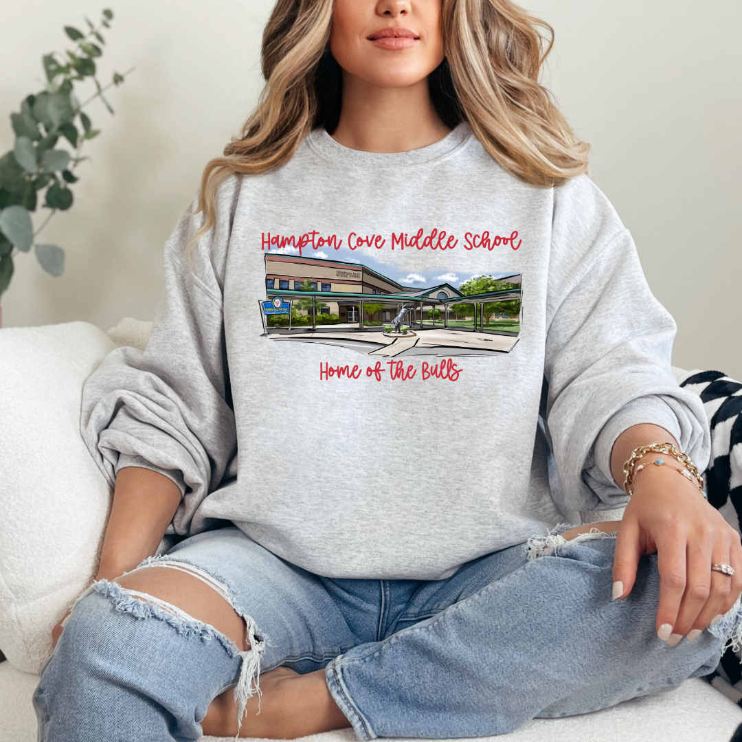 Hampton Cove School Design  (DTF - Direct to Film Tshirt or Sweatshirt) (Copy)