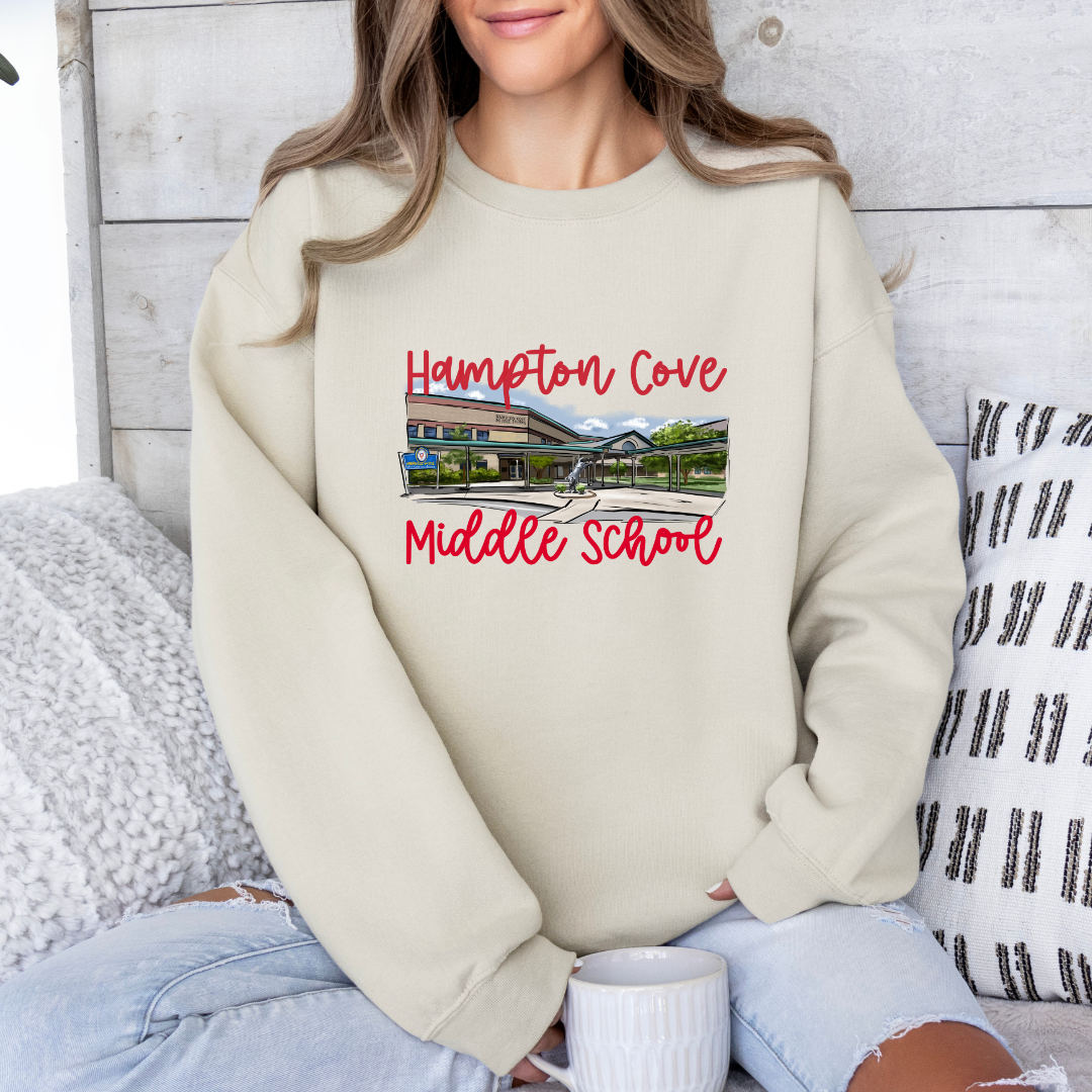 Hampton Cove School Design  (DTF - Direct to Film Tshirt or Sweatshirt) (Copy)
