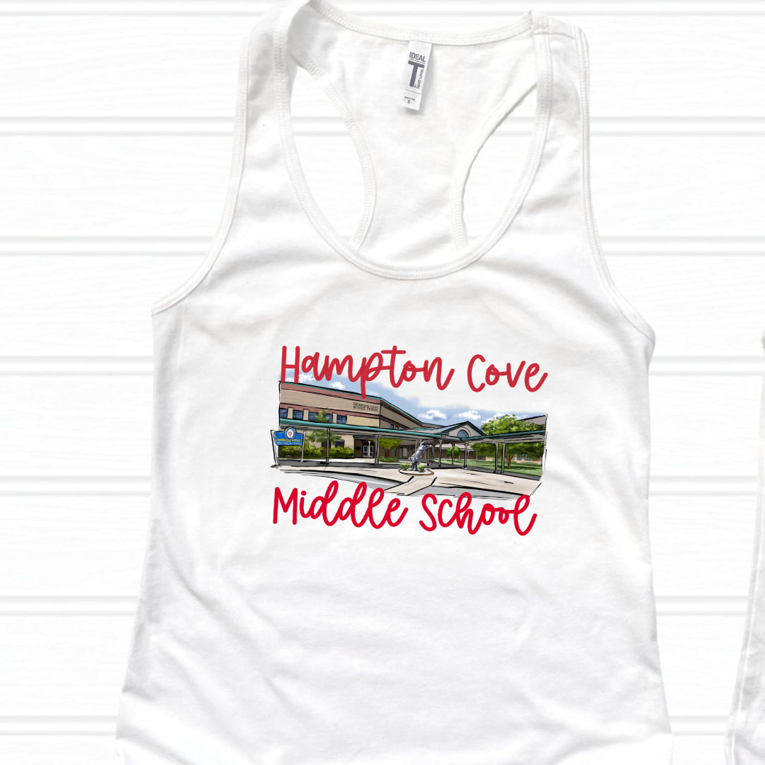 Hampton Cove School Design  (DTF - Direct to Film Tshirt or Sweatshirt) (Copy)