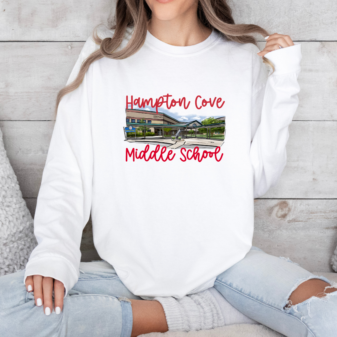 Hampton Cove School Design  (DTF - Direct to Film Tshirt or Sweatshirt) (Copy)