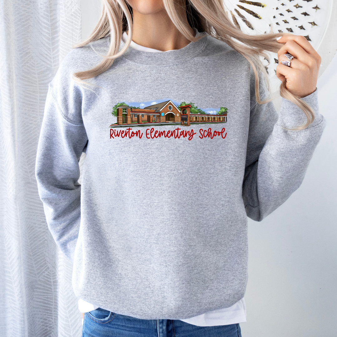 Riverton Elementary SCHOOL (DTF - Direct to Film Tshirt or Sweatshirt)