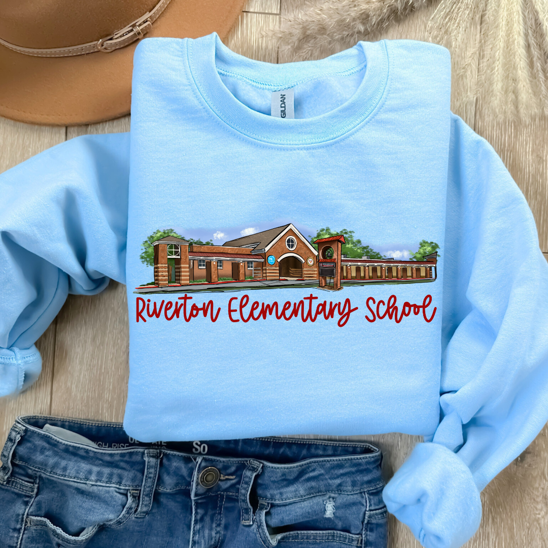 Riverton Elementary SCHOOL (DTF - Direct to Film Tshirt or Sweatshirt)