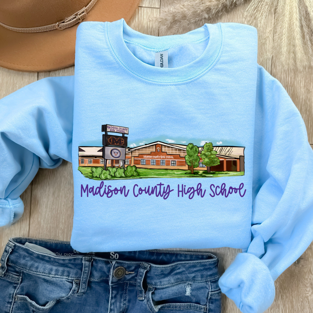 Madison County High SCHOOL (DTF - Direct to Film Tshirt or Sweatshirt)