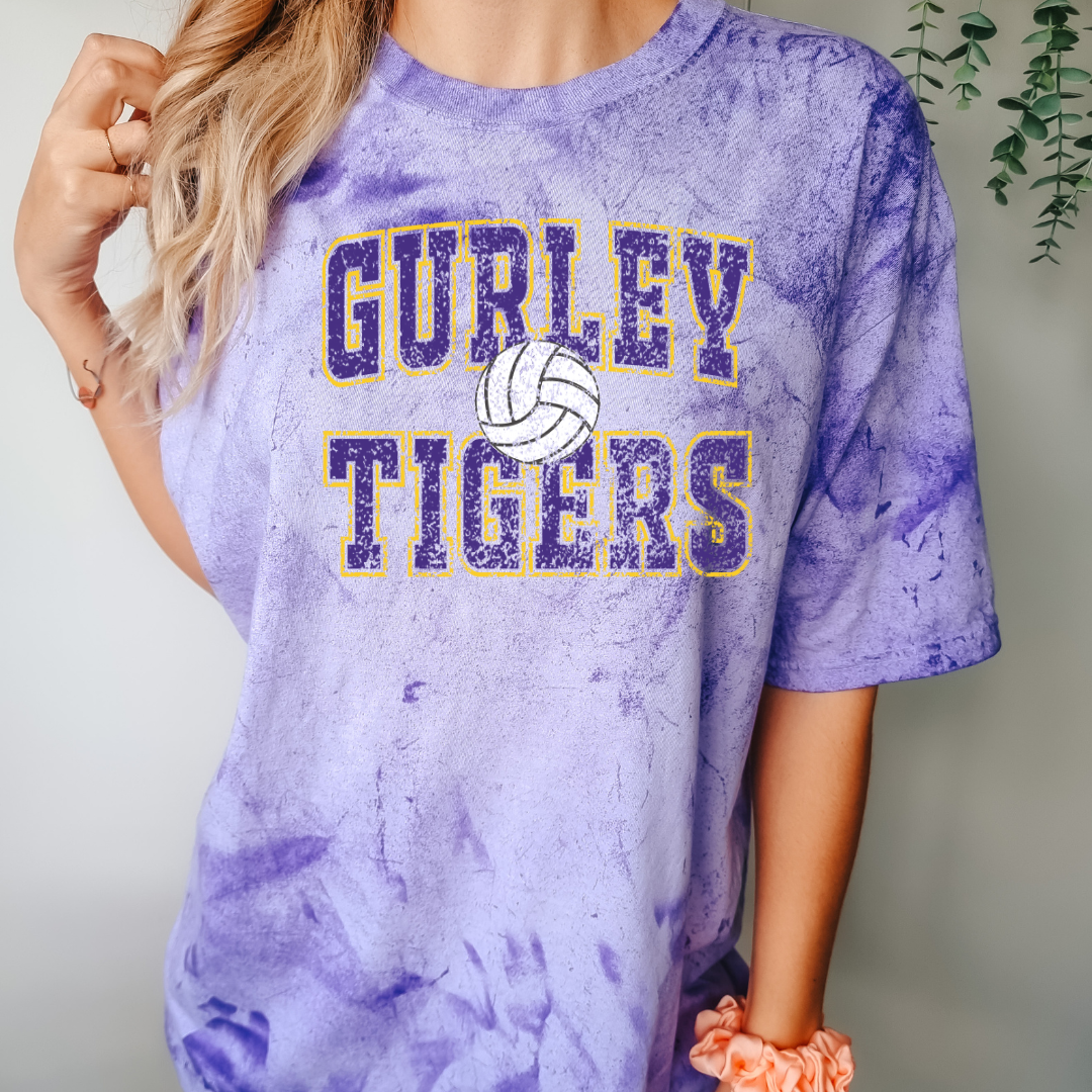 Gurley TIGERS Volleyball (DTF - Direct to Film Tshirt or Sweatshirt)