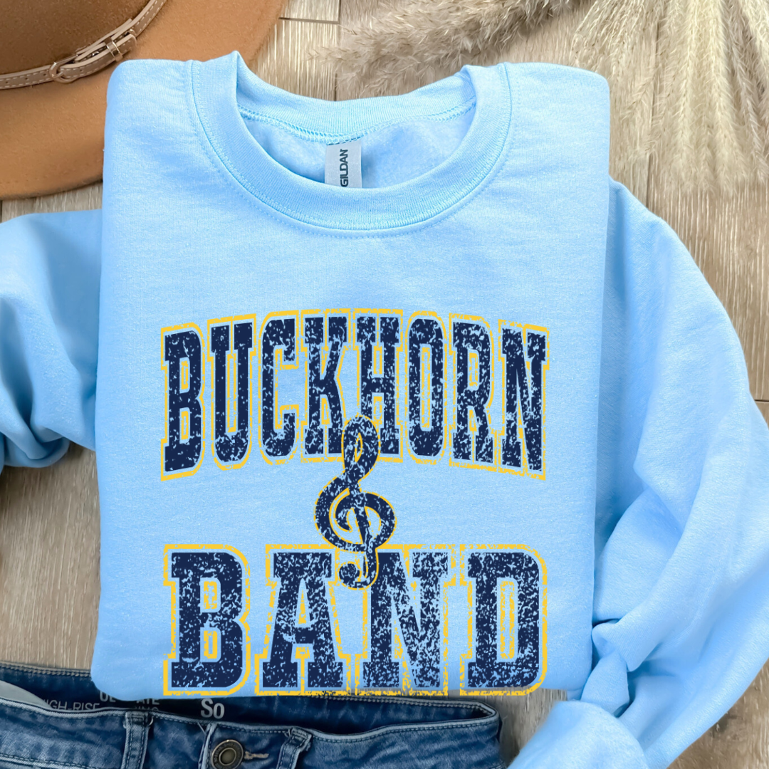 Buckhorn BAND Old School Design (DTF - Direct to Film Tshirt or Sweatshirt)