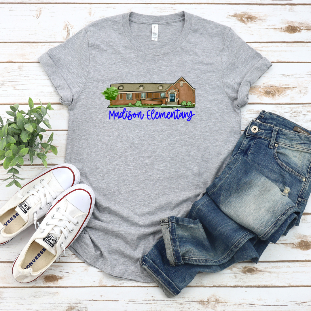 Madison Elementary School (DTF - Direct to Film Tshirt or Sweatshirt)