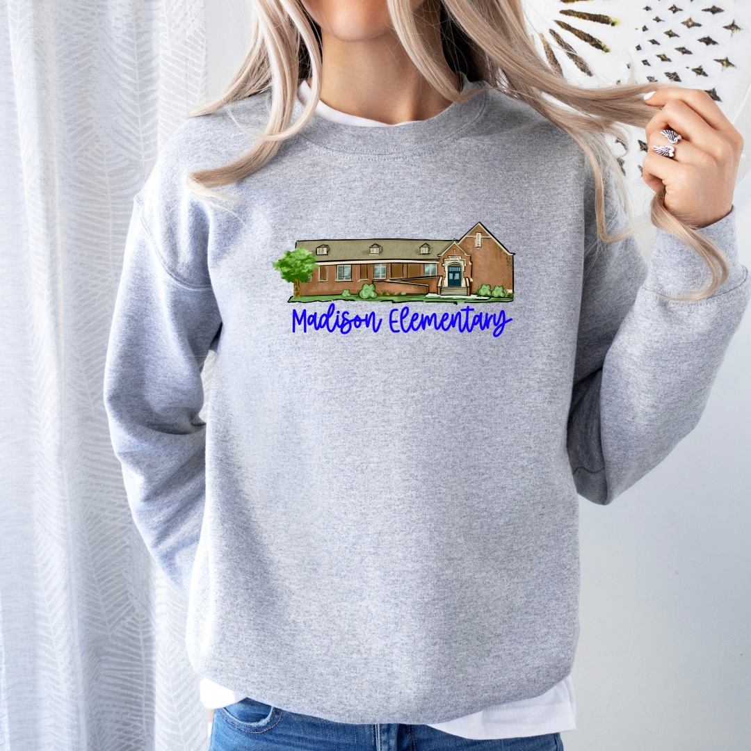 Madison Elementary School (DTF - Direct to Film Tshirt or Sweatshirt)
