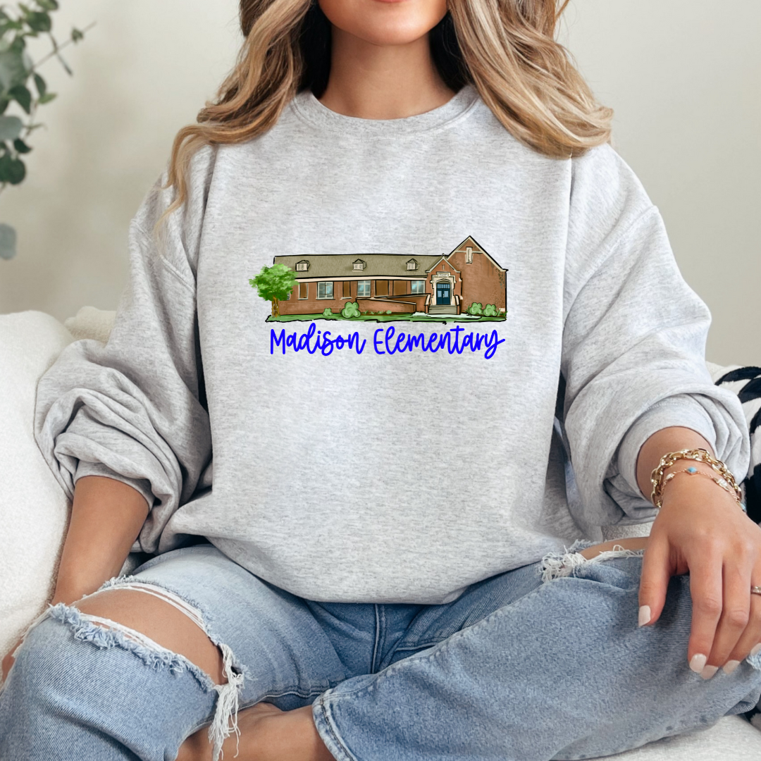 Madison Elementary School (DTF - Direct to Film Tshirt or Sweatshirt)