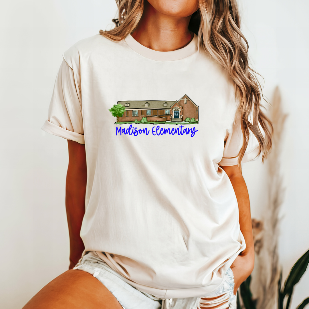 Madison Elementary School (DTF - Direct to Film Tshirt or Sweatshirt)