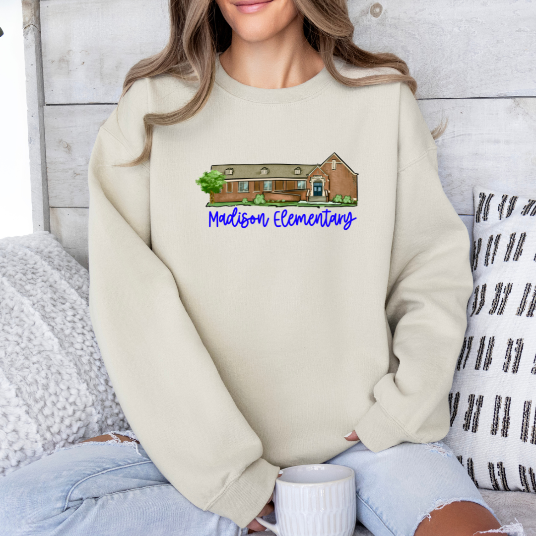Madison Elementary School (DTF - Direct to Film Tshirt or Sweatshirt)