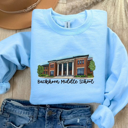 Buckhorn Middle School (DTF - Direct to Film Tshirt or Sweatshirt)