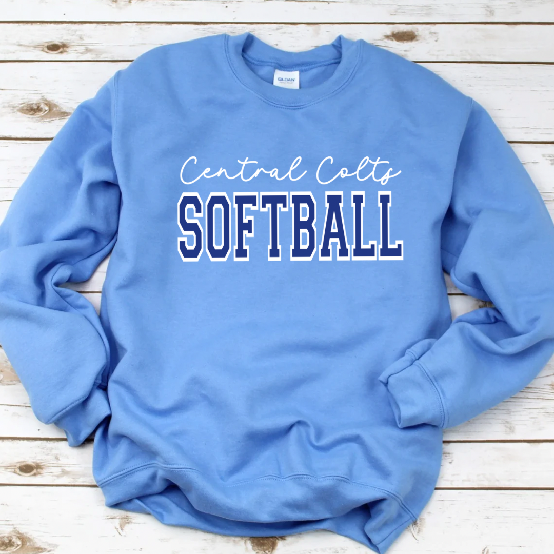 Central Softball Traditional (DTF - Direct to Film Tshirt or Sweatshirt)