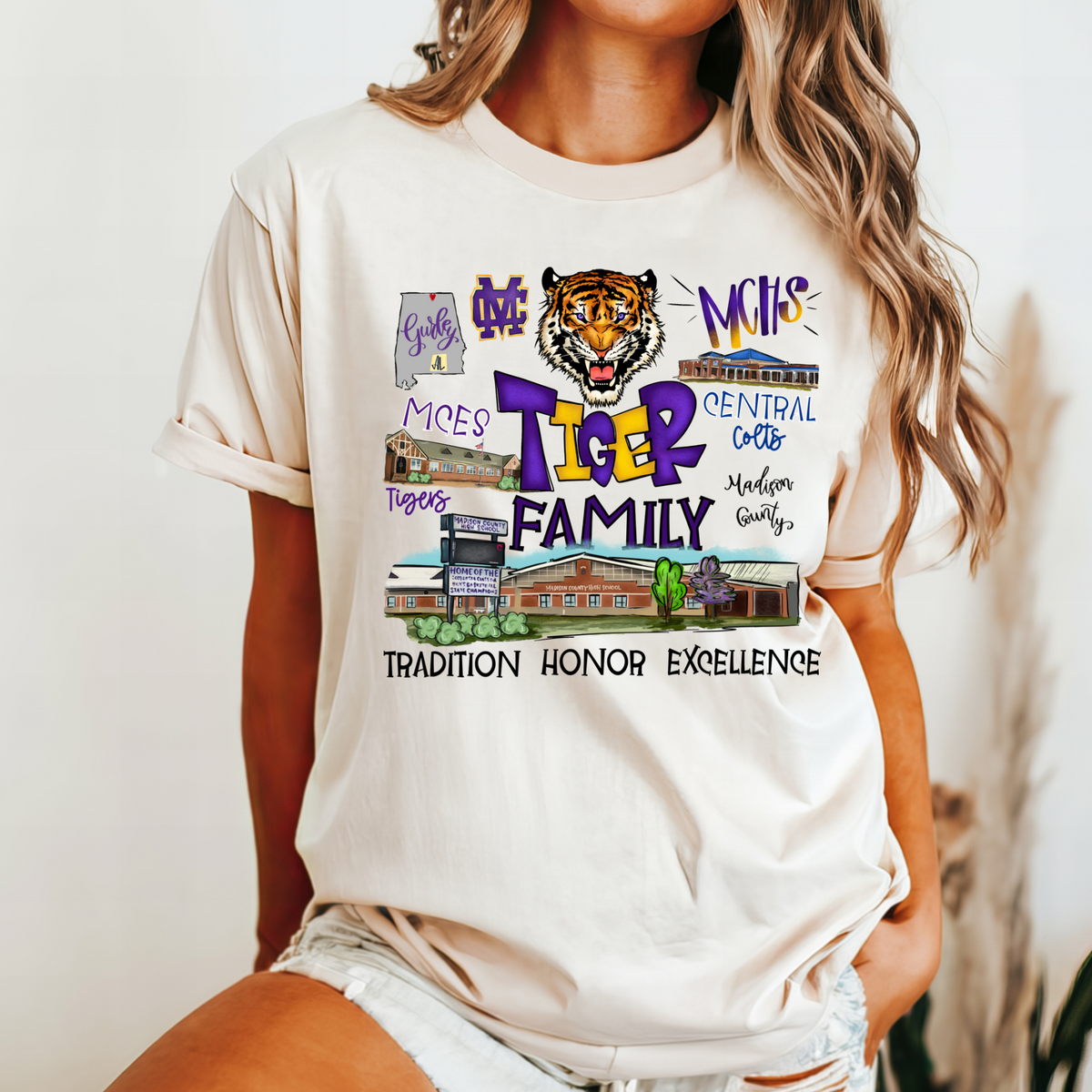 MCHS Family (MCHS, Central, and MCES) Collage Tee (DTF - Direct to Film Tshirt or Sweatshirt)