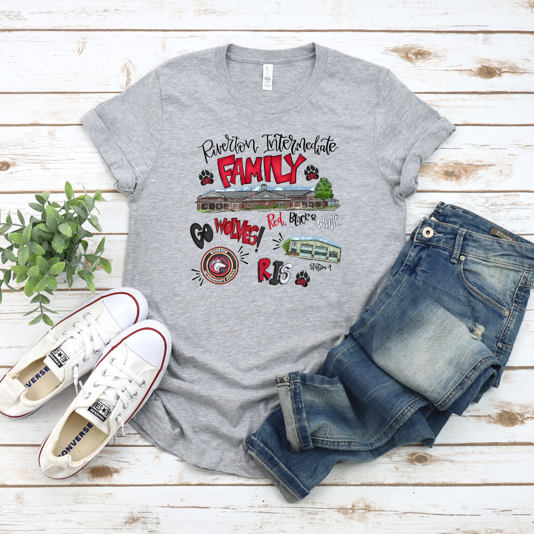 Riverton Intermediate School COLLAGE (DTF - Direct to Film Tshirt or Sweatshirt)