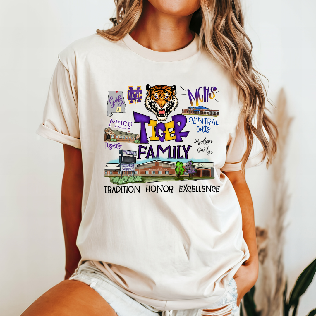 Tiger Family Tee (DTF - Direct to Film)