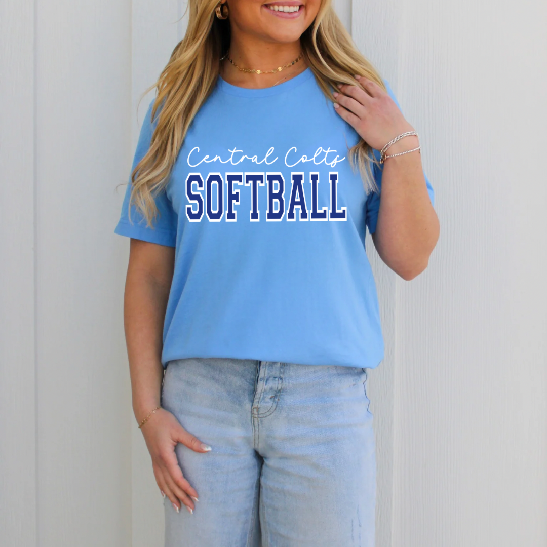 Central Softball Traditional (DTF - Direct to Film Tshirt or Sweatshirt)