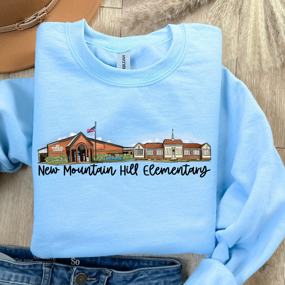 New Mountain Hill Elementary School (DTF - Direct to Film Tshirt or Sweatshirt)
