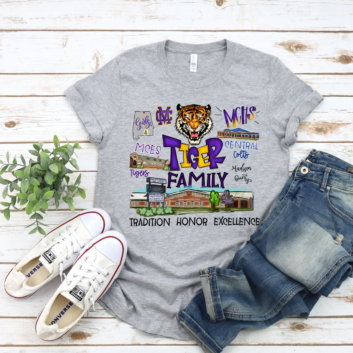 MCHS Family (MCHS, Central, and MCES) Collage Tee (DTF - Direct to Film Tshirt or Sweatshirt)