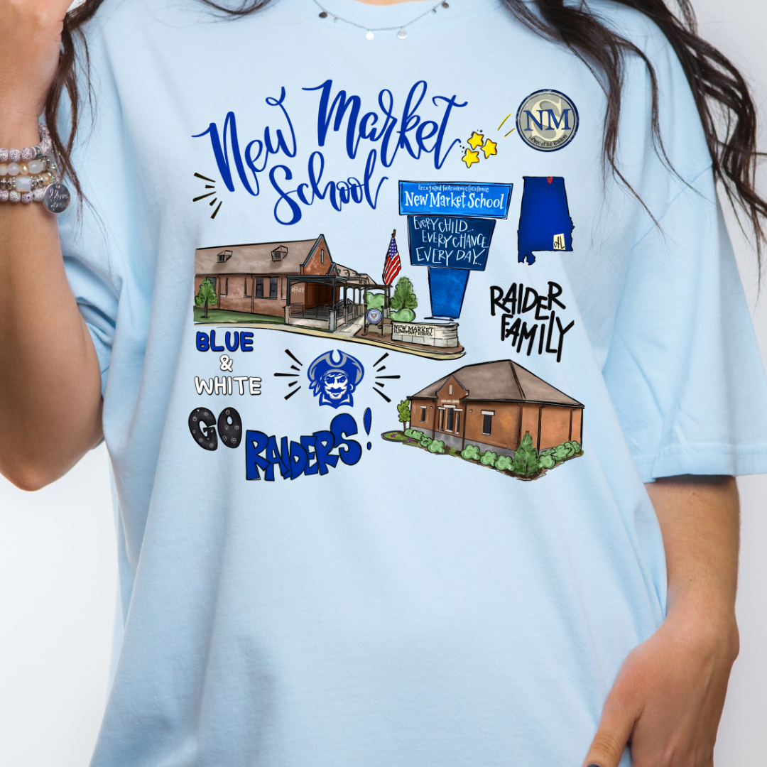 New Market Collage (DTF - Direct to Film Tshirt or Sweatshirt)