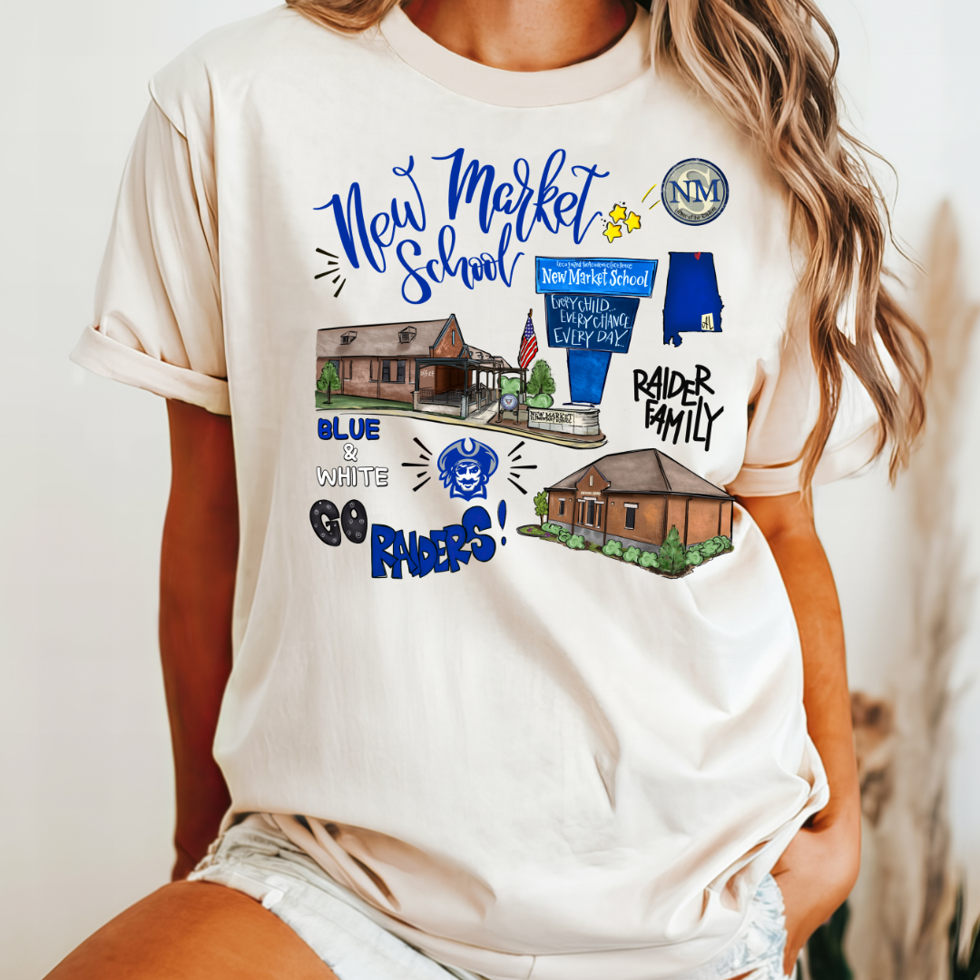 New Market Collage (DTF - Direct to Film Tshirt or Sweatshirt)