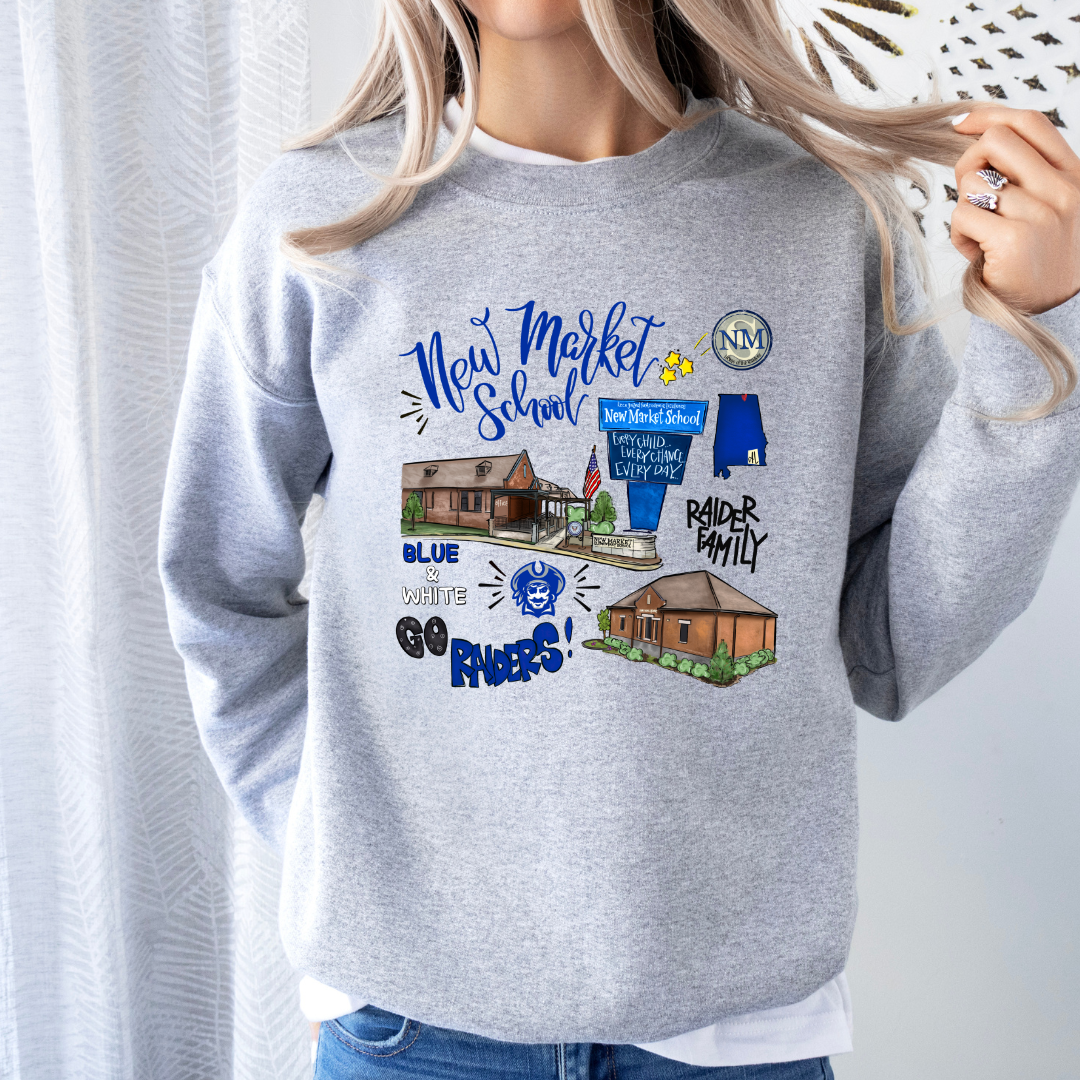 New Market Collage (DTF - Direct to Film Tshirt or Sweatshirt)