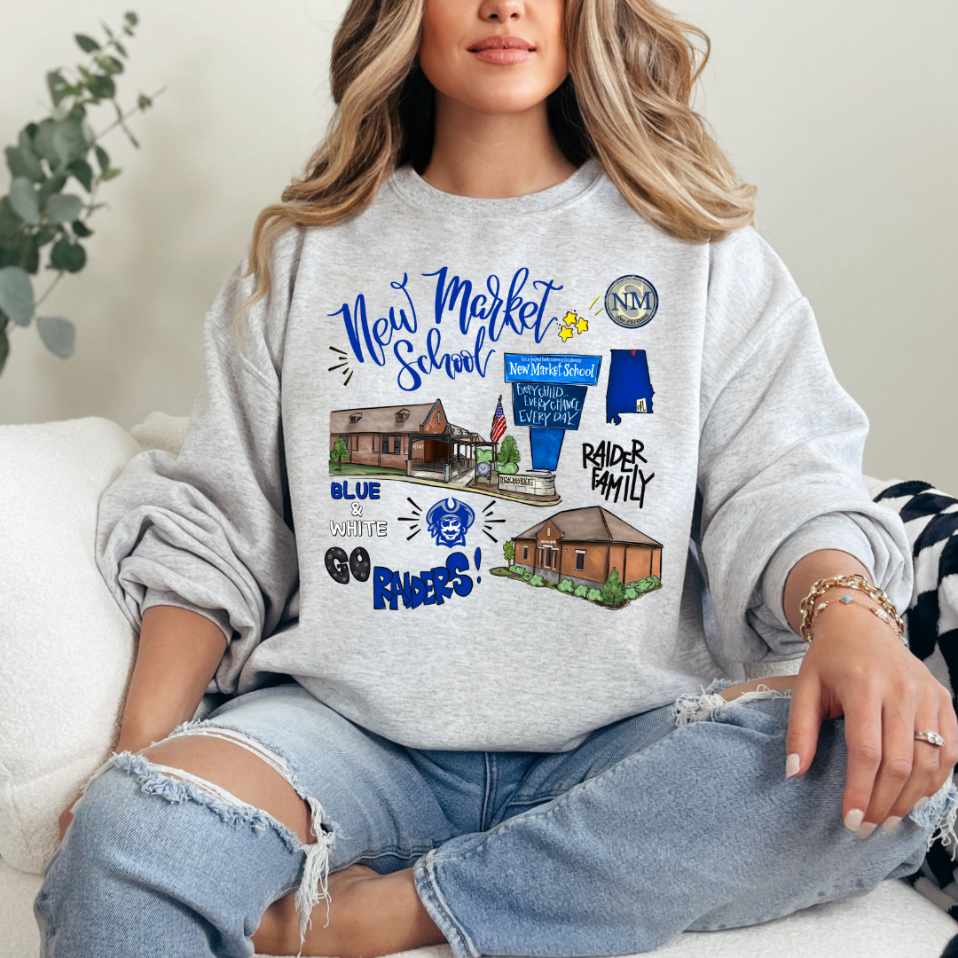 New Market Collage (DTF - Direct to Film Tshirt or Sweatshirt)