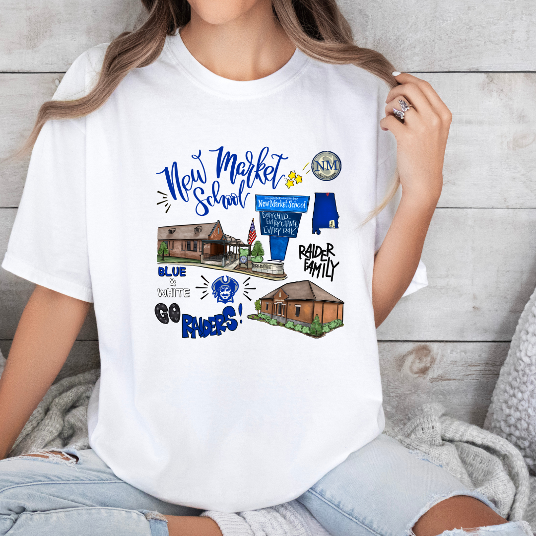 New Market Collage (DTF - Direct to Film Tshirt or Sweatshirt)
