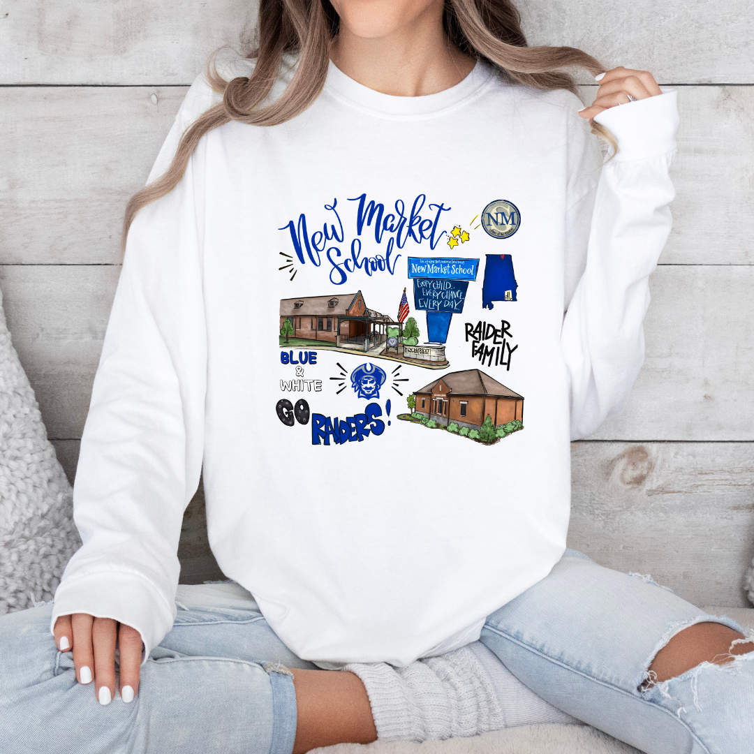 New Market Collage (DTF - Direct to Film Tshirt or Sweatshirt)