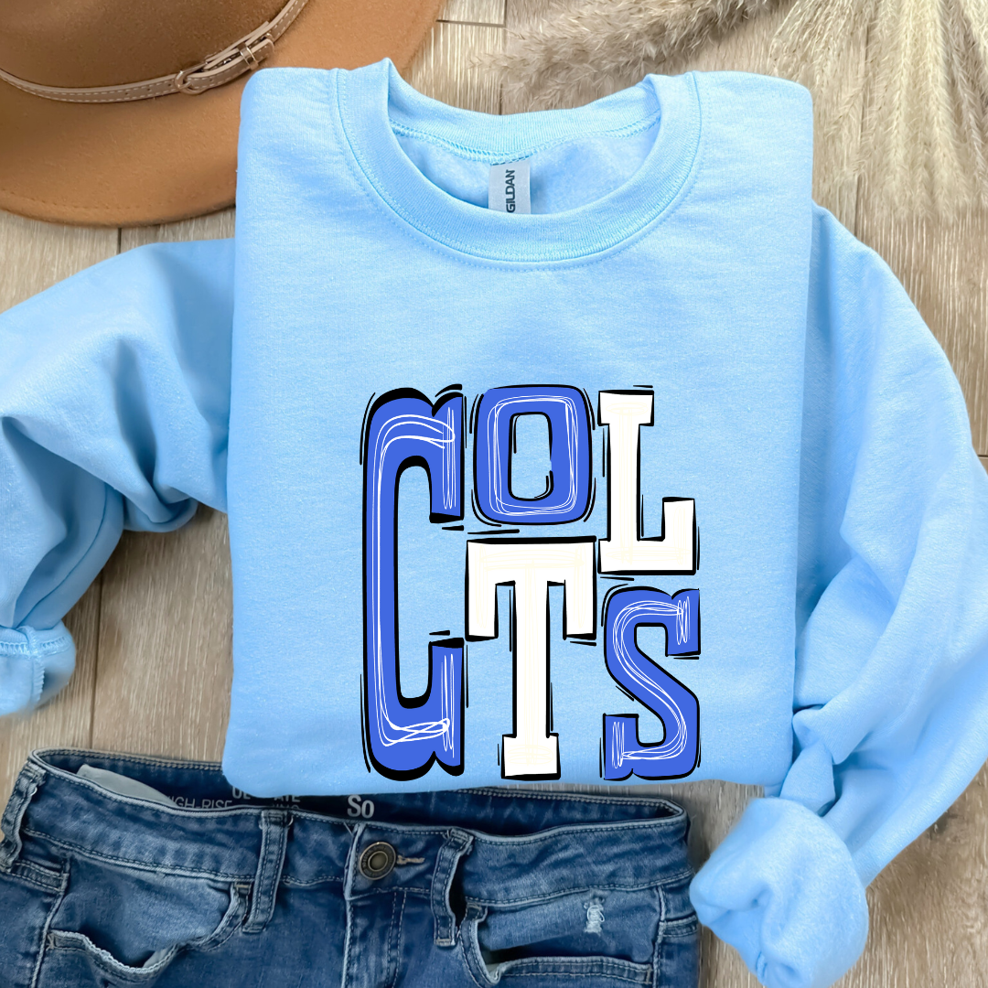 Colts (DTF - Direct to Film - Sweatshirt or Tshirt)