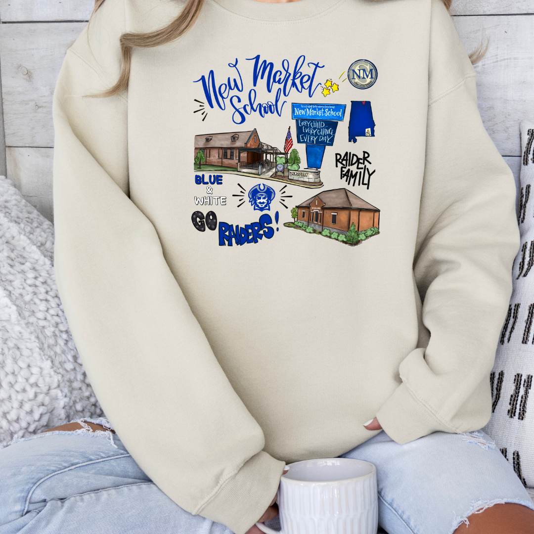 New Market Collage (DTF - Direct to Film Tshirt or Sweatshirt)
