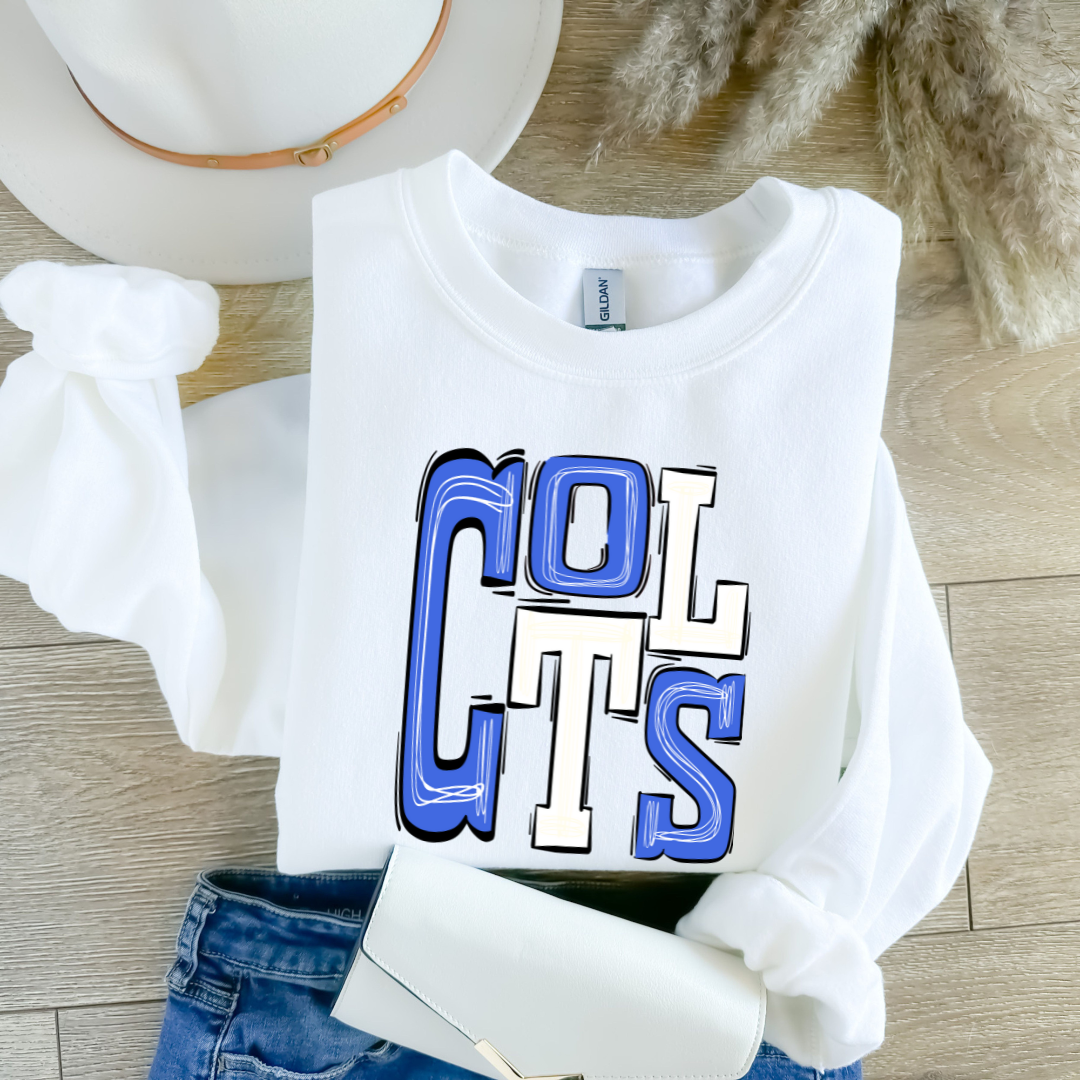 Colts (DTF - Direct to Film - Sweatshirt or Tshirt)