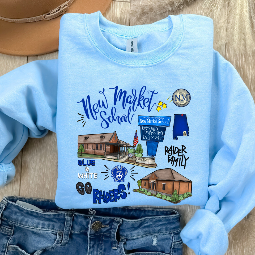 New Market Collage (DTF - Direct to Film Tshirt or Sweatshirt)