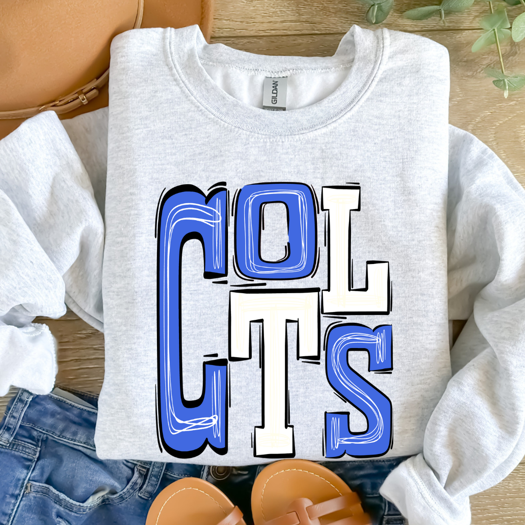 Colts (DTF - Direct to Film - Sweatshirt or Tshirt)