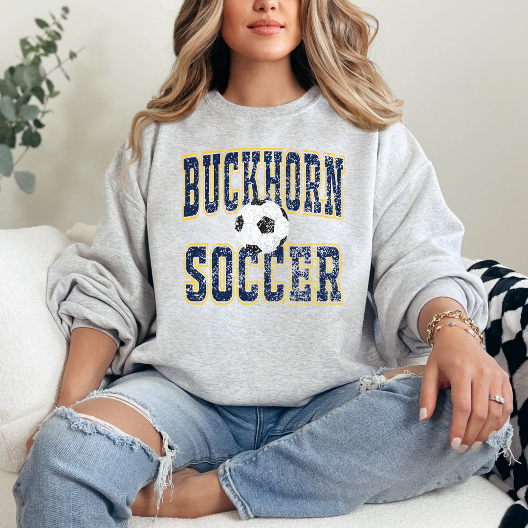 Buckhorn Soccer Old School Design (DTF - Direct to Film Tshirt or Sweatshirt)