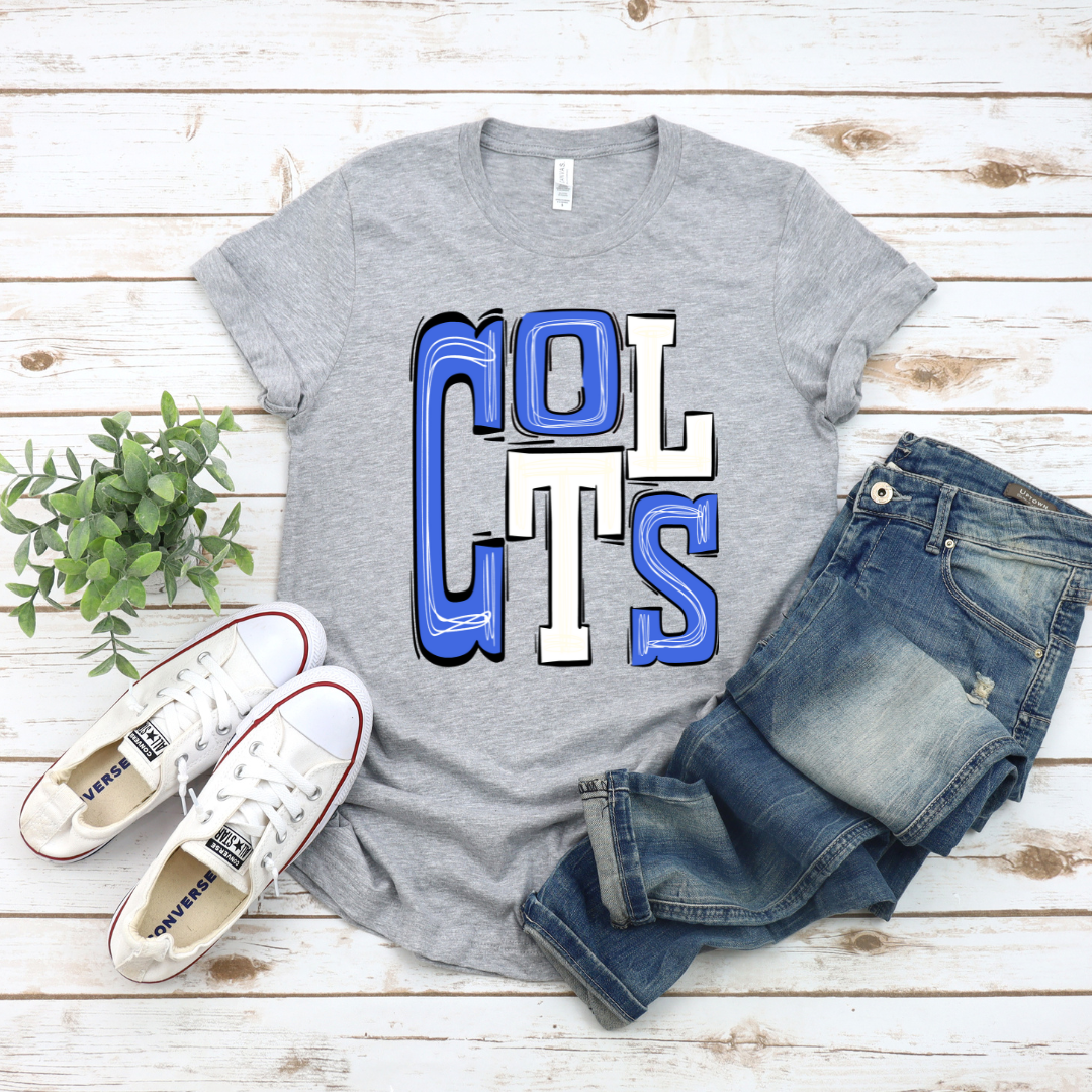 Colts (DTF - Direct to Film - Sweatshirt or Tshirt)