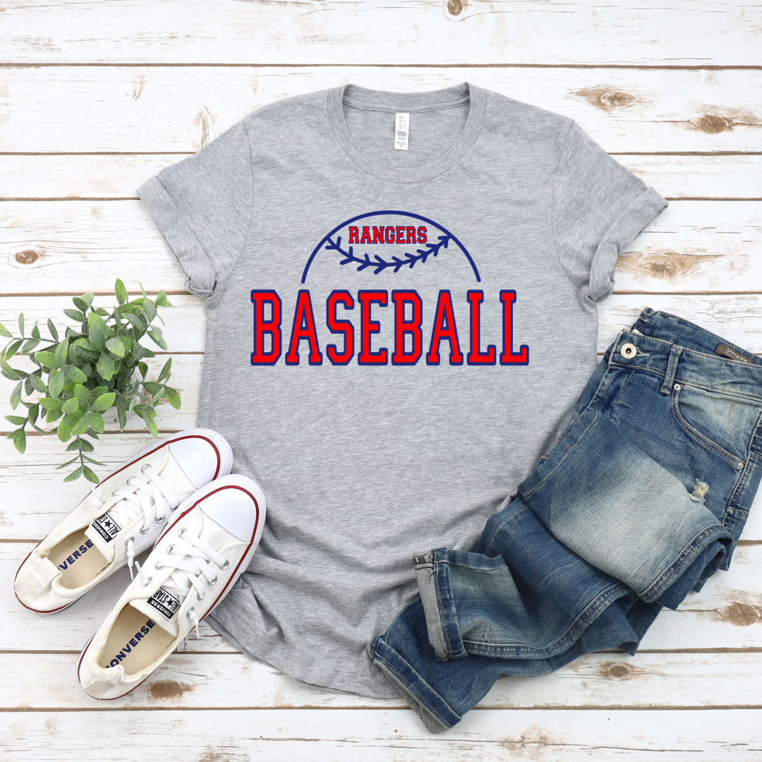 Team Spirit Rangers Tee (DTF - Direct to Film - Short Sleeve Bella Canvas)