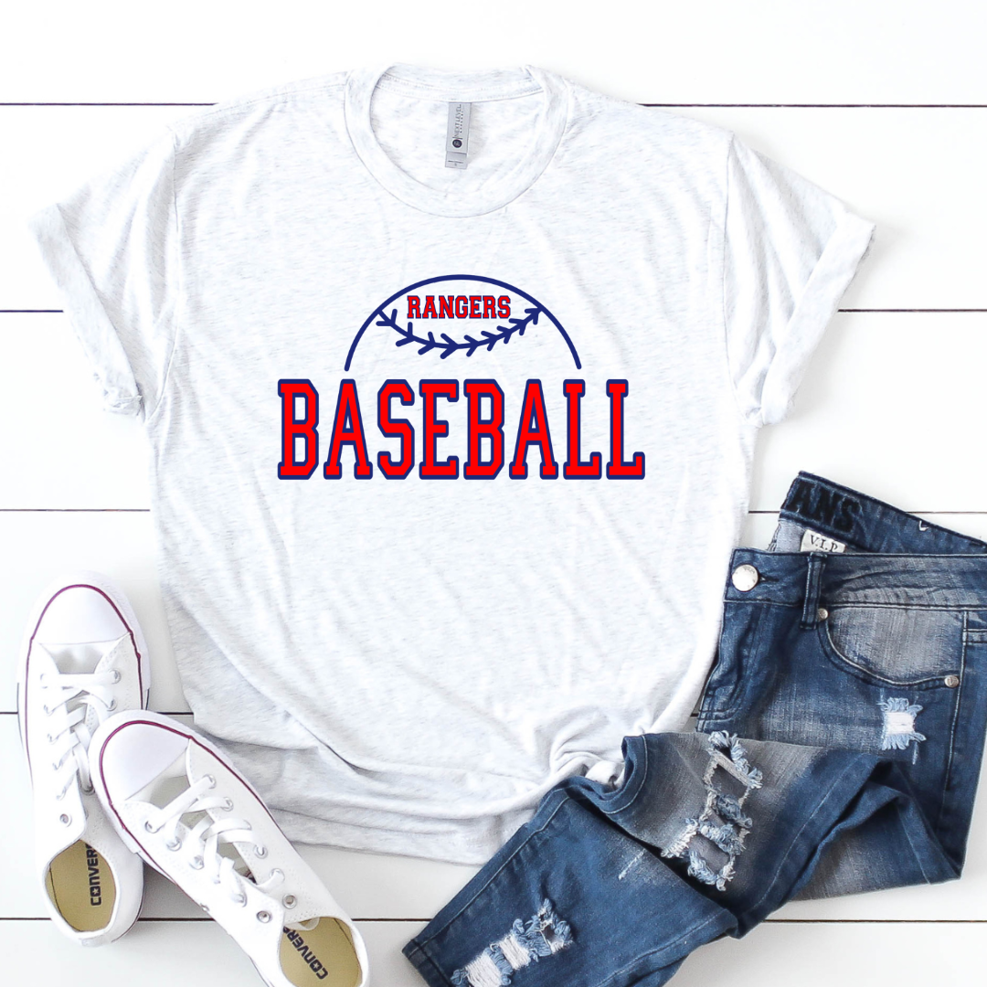 Team Spirit Rangers Tee (DTF - Direct to Film - Short Sleeve Bella Canvas)