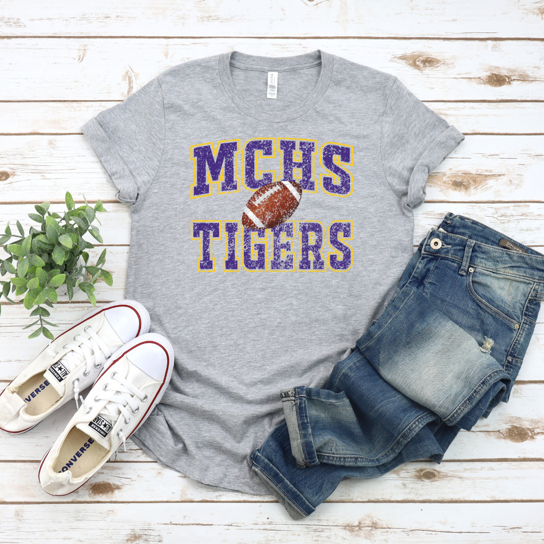 MCHS Old School FOOTBAll (DTF - Direct to Film Tshirt or Sweatshirt)