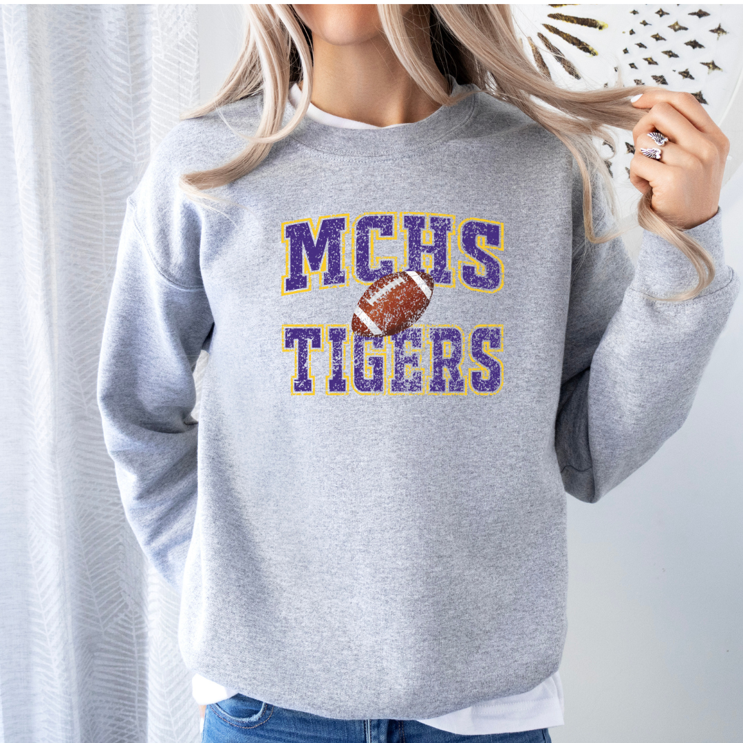 MCHS Old School FOOTBAll (DTF - Direct to Film Tshirt or Sweatshirt)