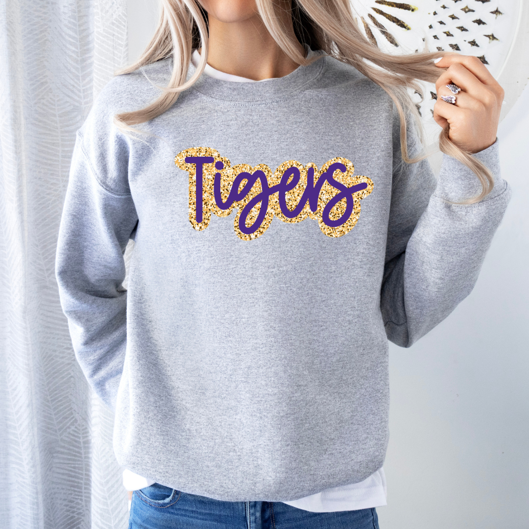 MCHS Faux Sequins Bubble Letters (DTF - Direct to Film Tshirt or Sweatshirt)