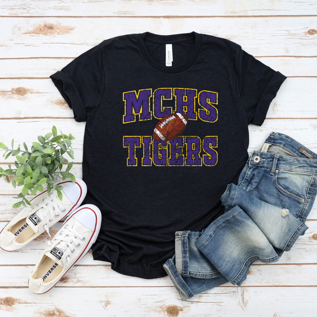 MCHS Old School FOOTBAll (DTF - Direct to Film Tshirt or Sweatshirt)