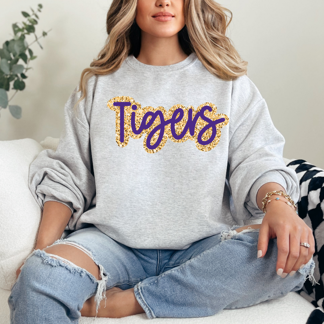 MCHS Faux Sequins Bubble Letters (DTF - Direct to Film Tshirt or Sweatshirt)