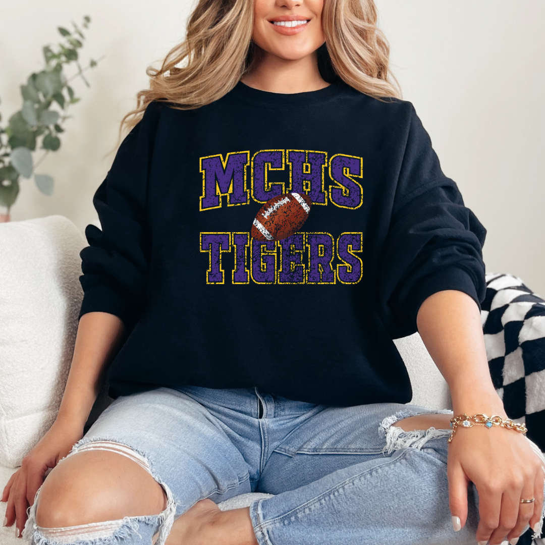 MCHS Old School FOOTBAll (DTF - Direct to Film Tshirt or Sweatshirt)